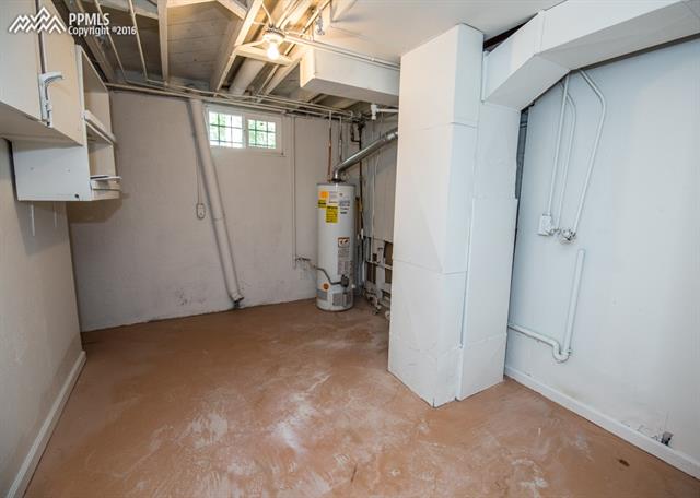 408 Placid Road Colorado Springs, CO 80910 - Photo 29 of 36 The laundry/mechanical room can be found in the basement as well.