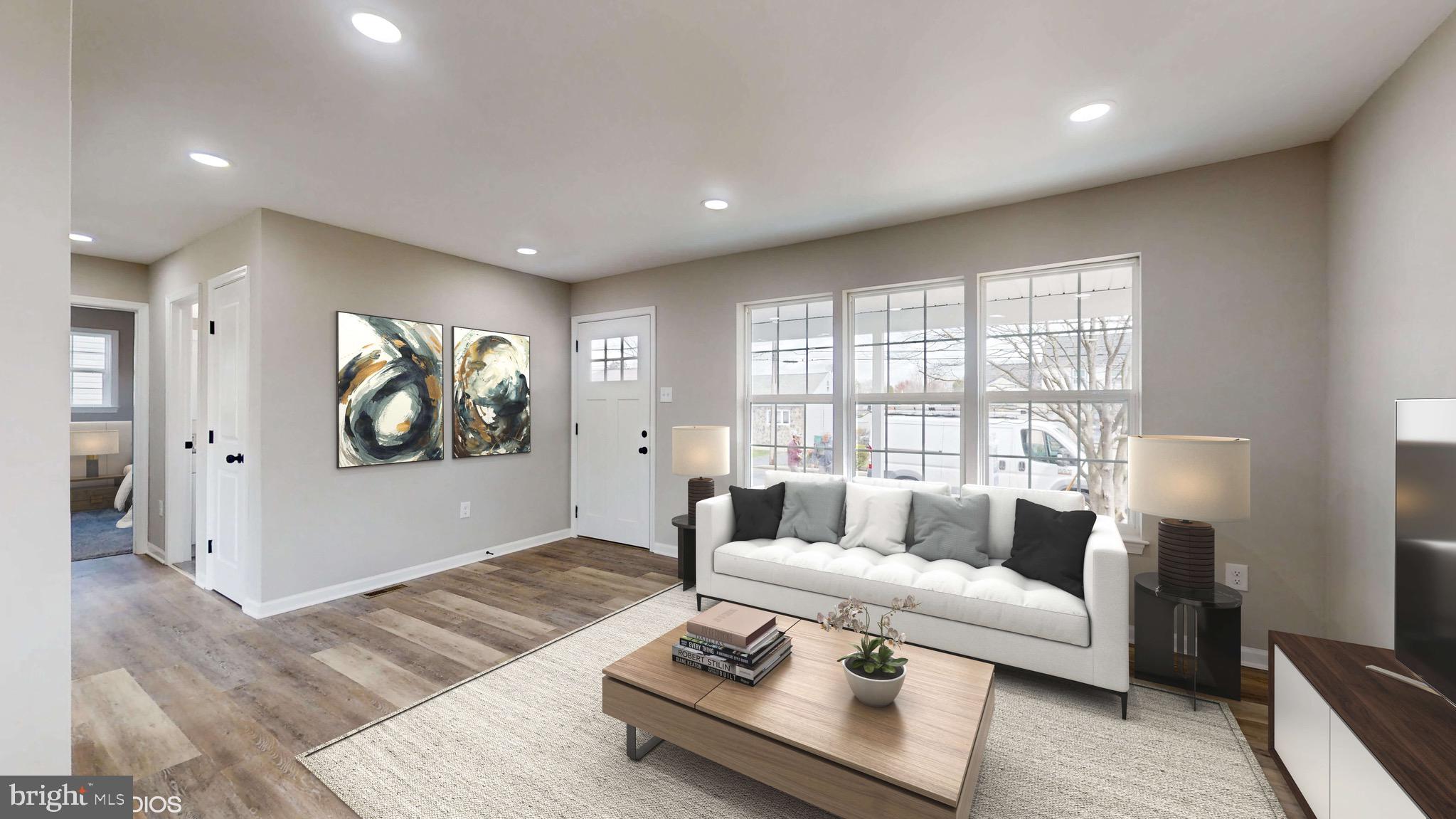 722 Fourth Avenue Croydon, PA 19021 - Photo 3 of 27 Family Rm/Living rm (virtually staged)