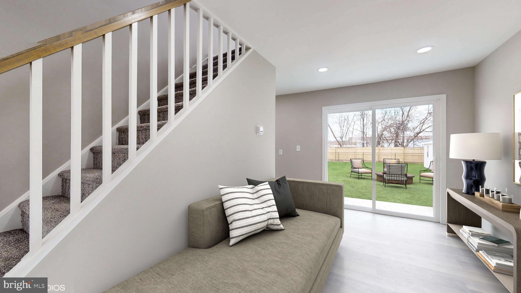 722 Fourth Avenue Croydon, PA 19021 - Photo 7 of 27 Rear living Space (Virtually Staged )