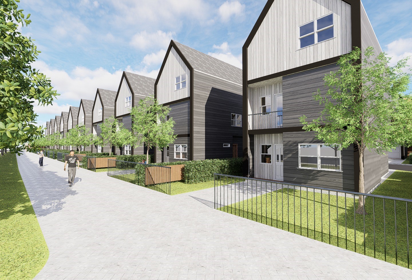 7204 Homestead Road Houston, TX 77028 - Photo 8 of 14 a front view of a house with a garden and plants