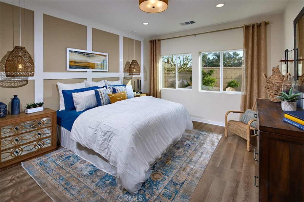 35266 Funk Way Beaumont, CA 92223 - Photo 10 of 19 a bedroom with a bed and a flat screen tv