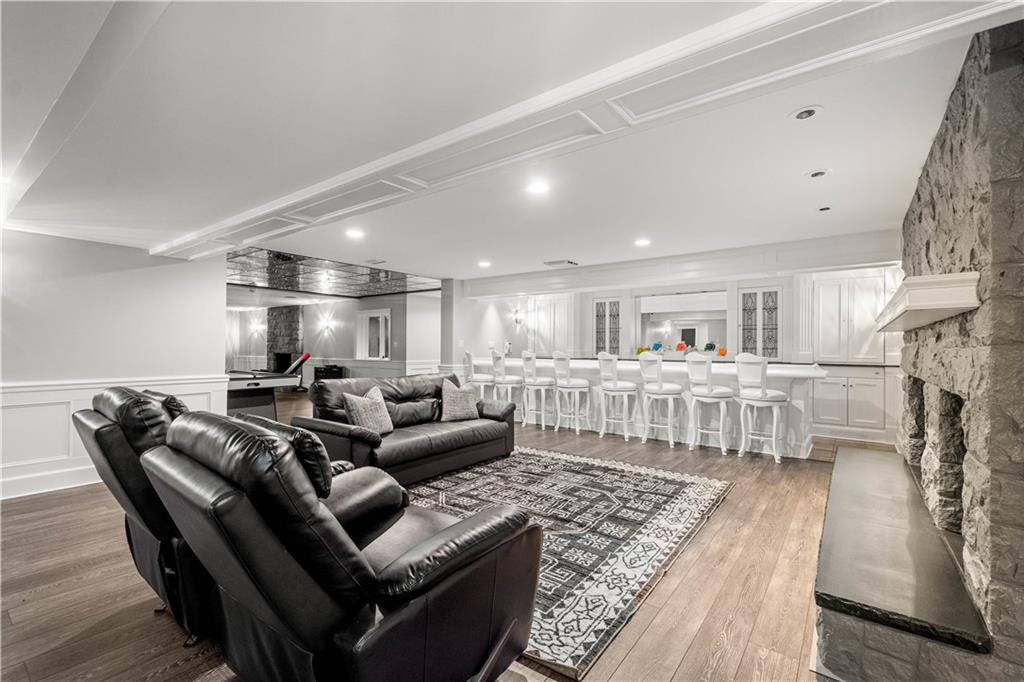 125 Justabout Road Venetia, PA 15367 - Photo 42 of 50 29x19 Lower level game room area and bar.