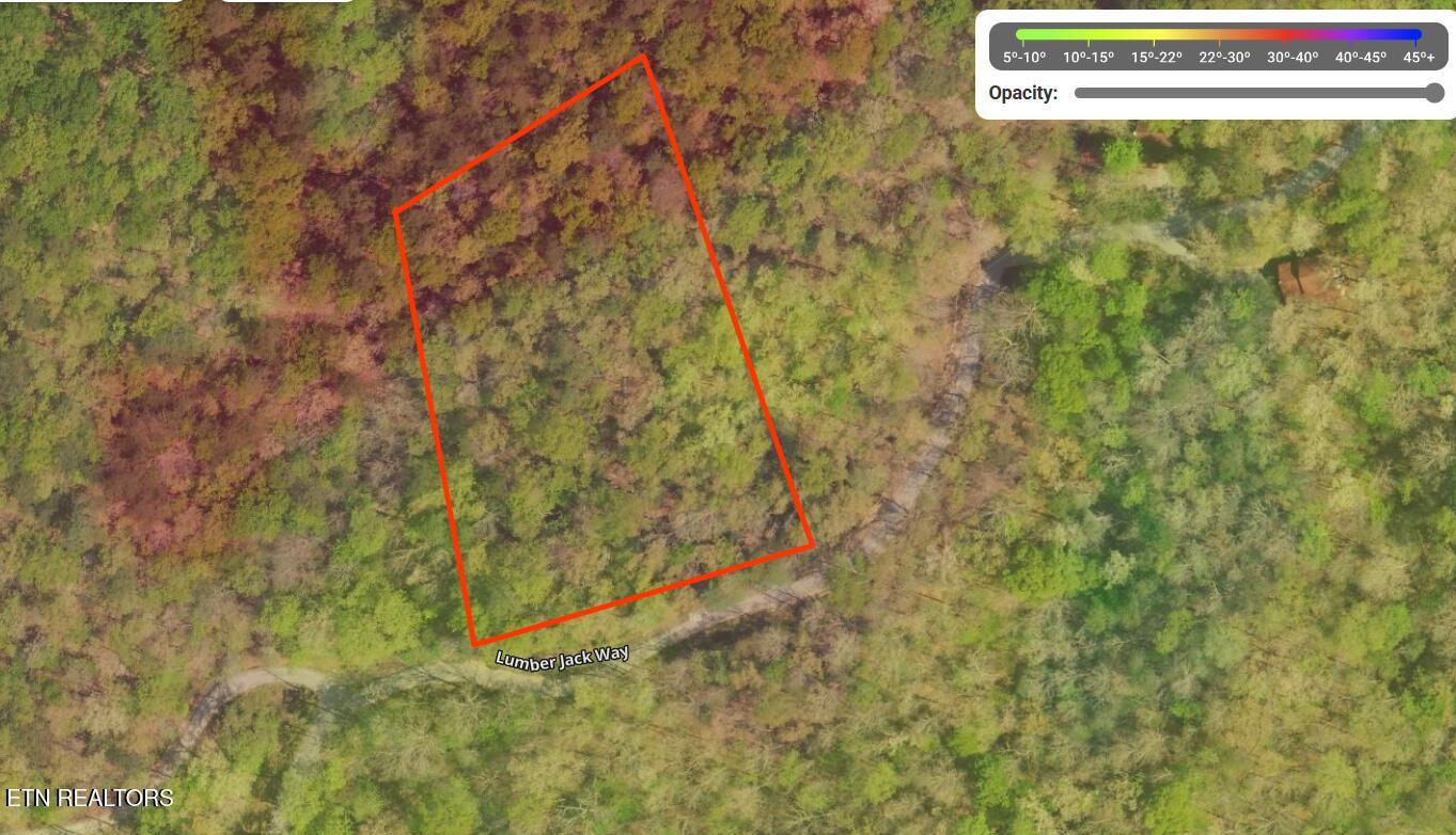 Lumber Jack Way Sevierville, TN 37876 - Photo 7 of 8 Slope Map Lumber Jack