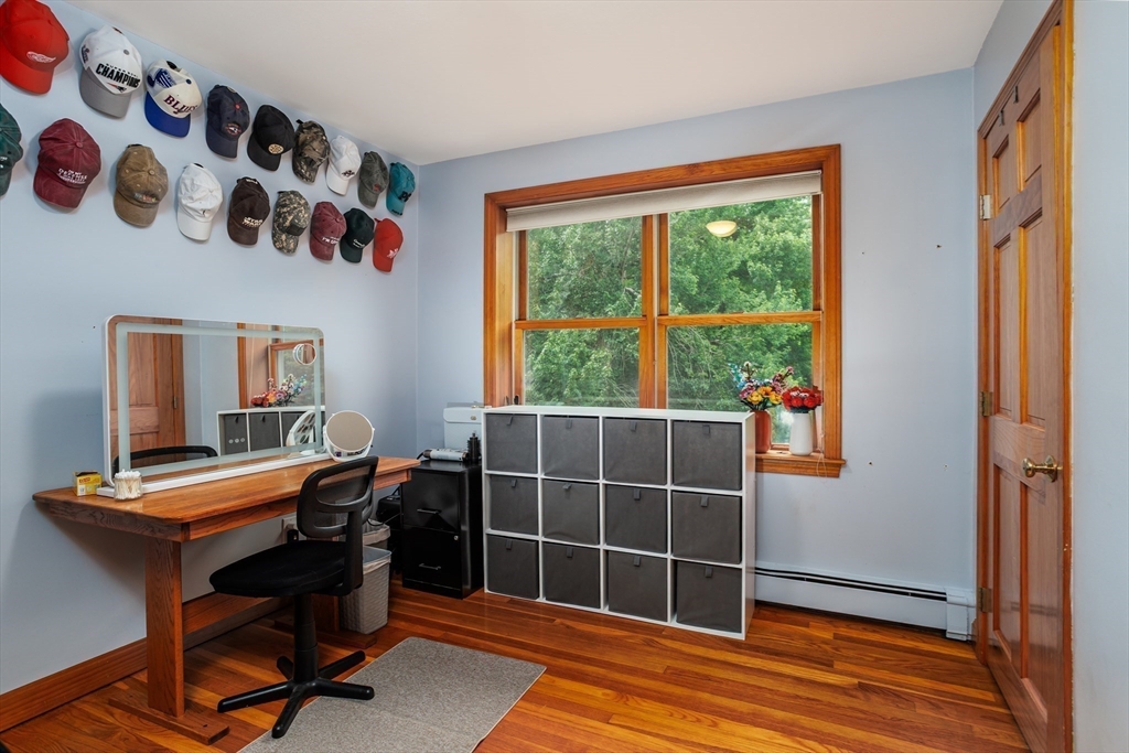 25 Ellis Road Westminster, MA 01473 - Photo 19 of 32 a view of workspace with wooden floor and windows