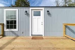 a view of front door of a house