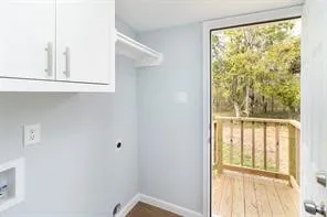 a view of a front door