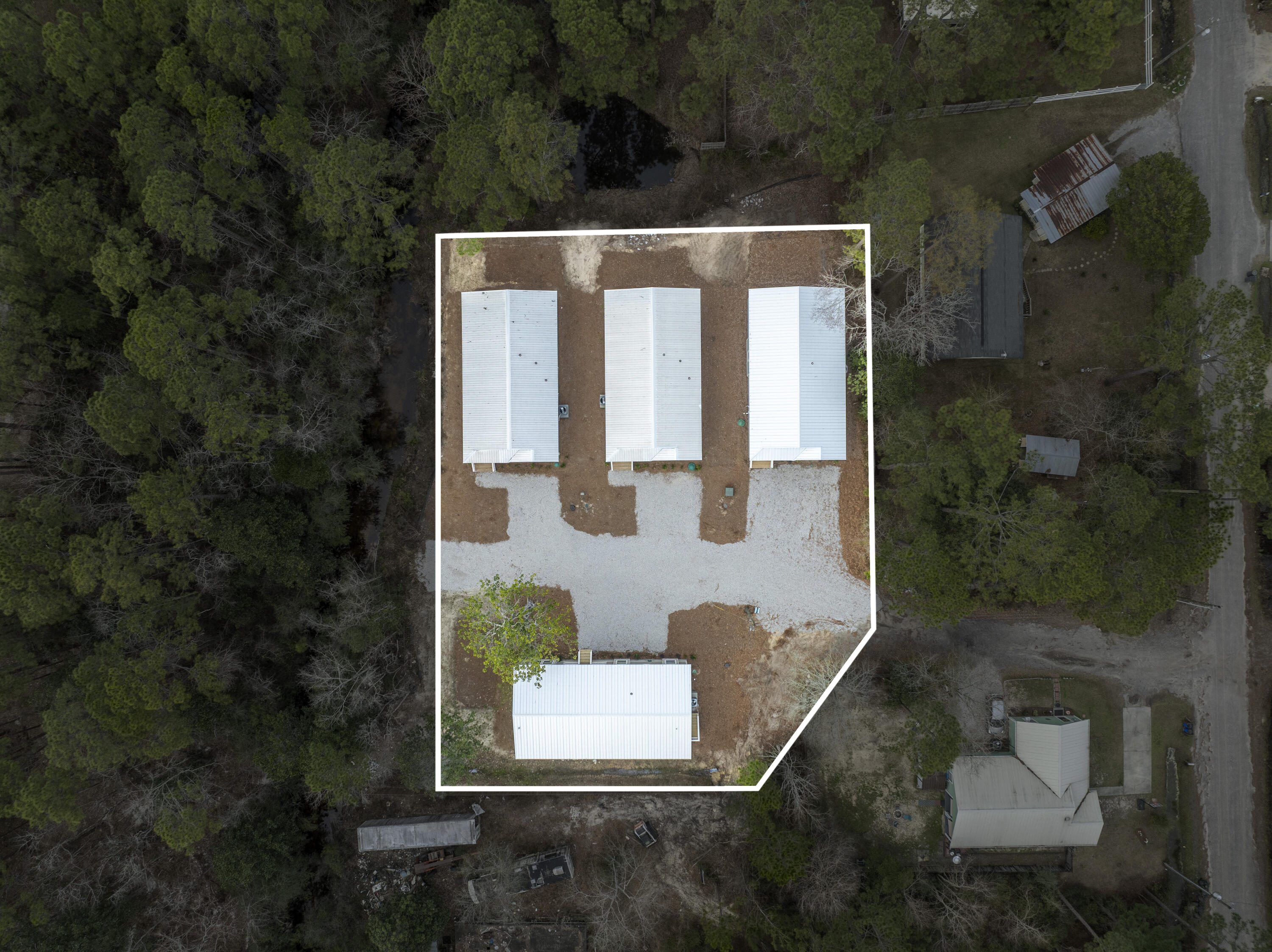 48 4th Street Santa Rosa Beach, FL 32459 - Photo 15 of 24 an aerial view of a house with yard
