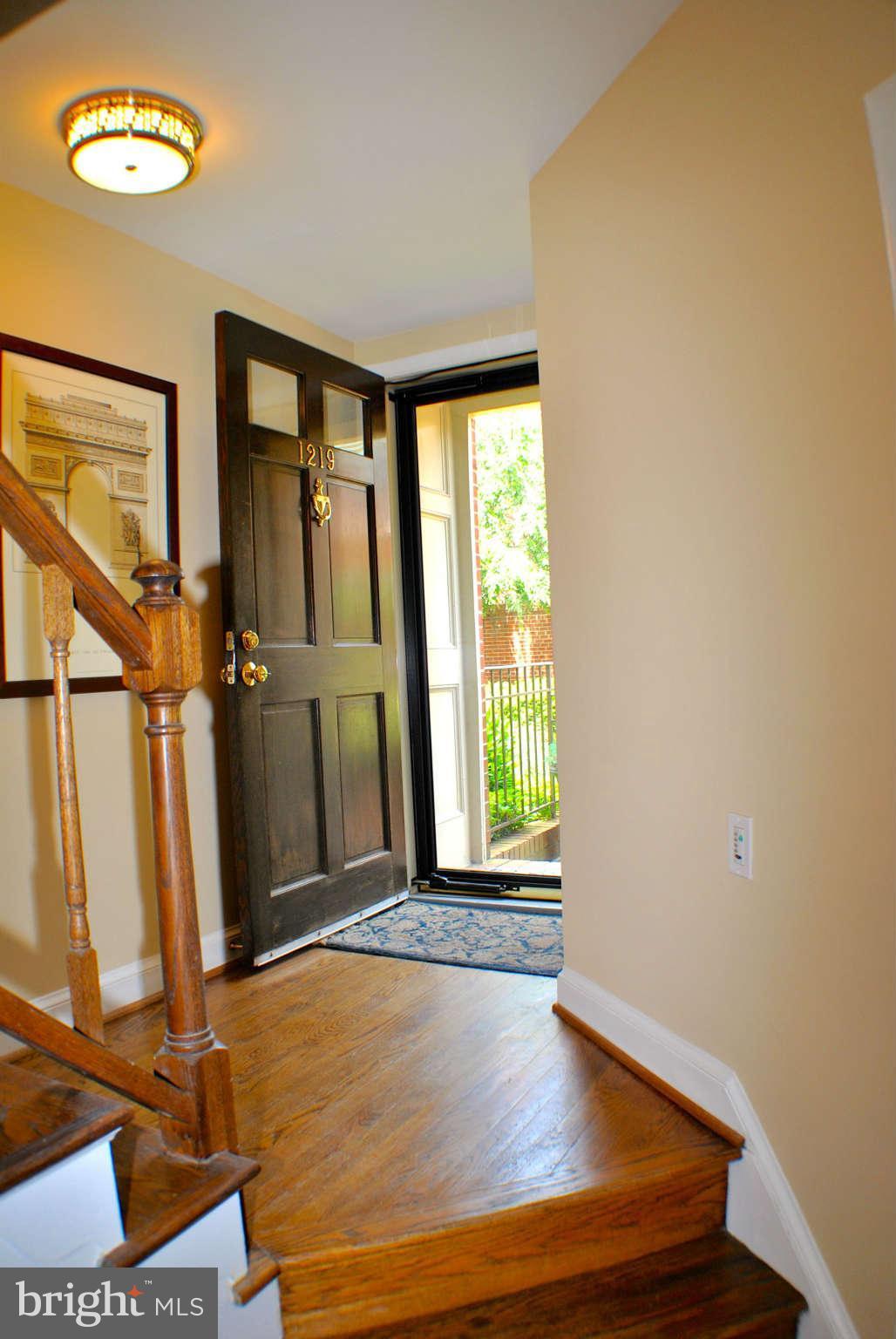 1219 Portner Road Alexandria, VA 22314 - Photo 2 of 27 Bright Foyer with Hardwood Floors