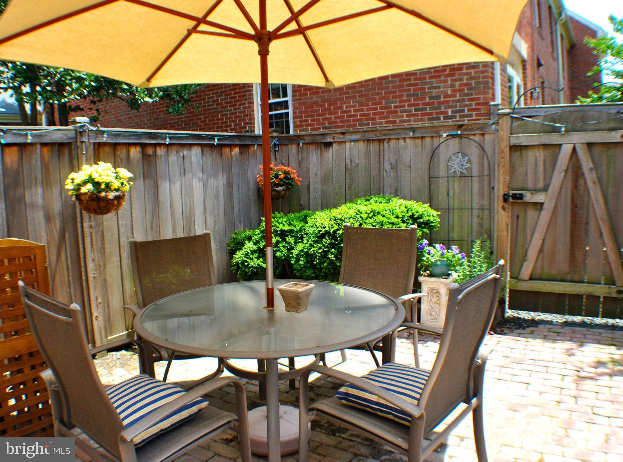 1219 Portner Road Alexandria, VA 22314 - Photo 24 of 27 Fully Fenced with Brick Paver Patio