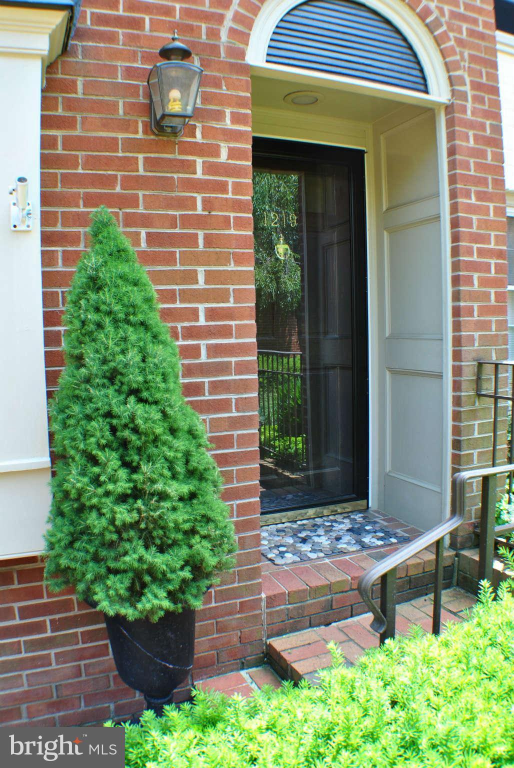 1219 Portner Road Alexandria, VA 22314 - Photo 26 of 27 Brick Stoop and Covered Entry