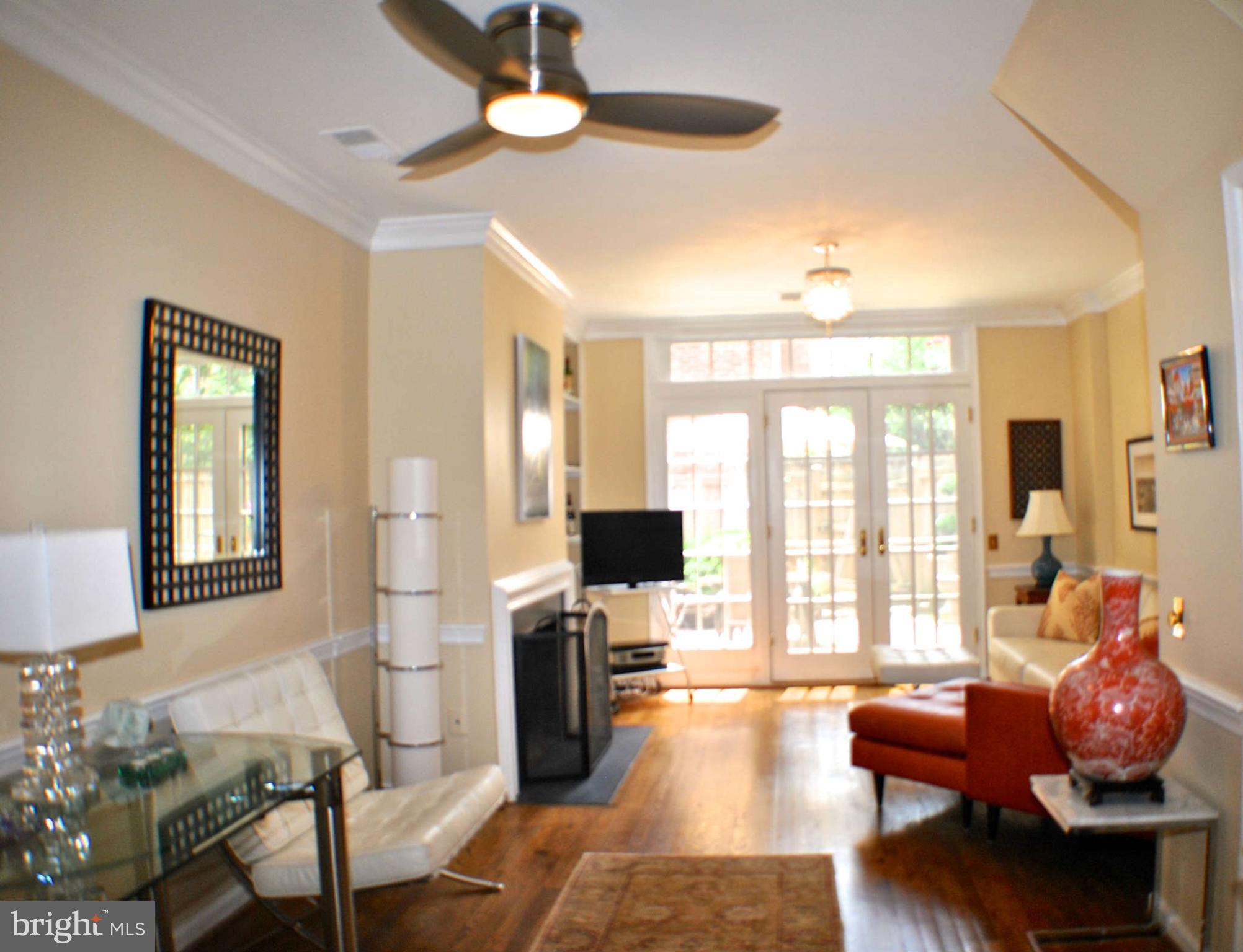 1219 Portner Road Alexandria, VA 22314 - Photo 3 of 27 Open Living Space with Rich Hardwoods