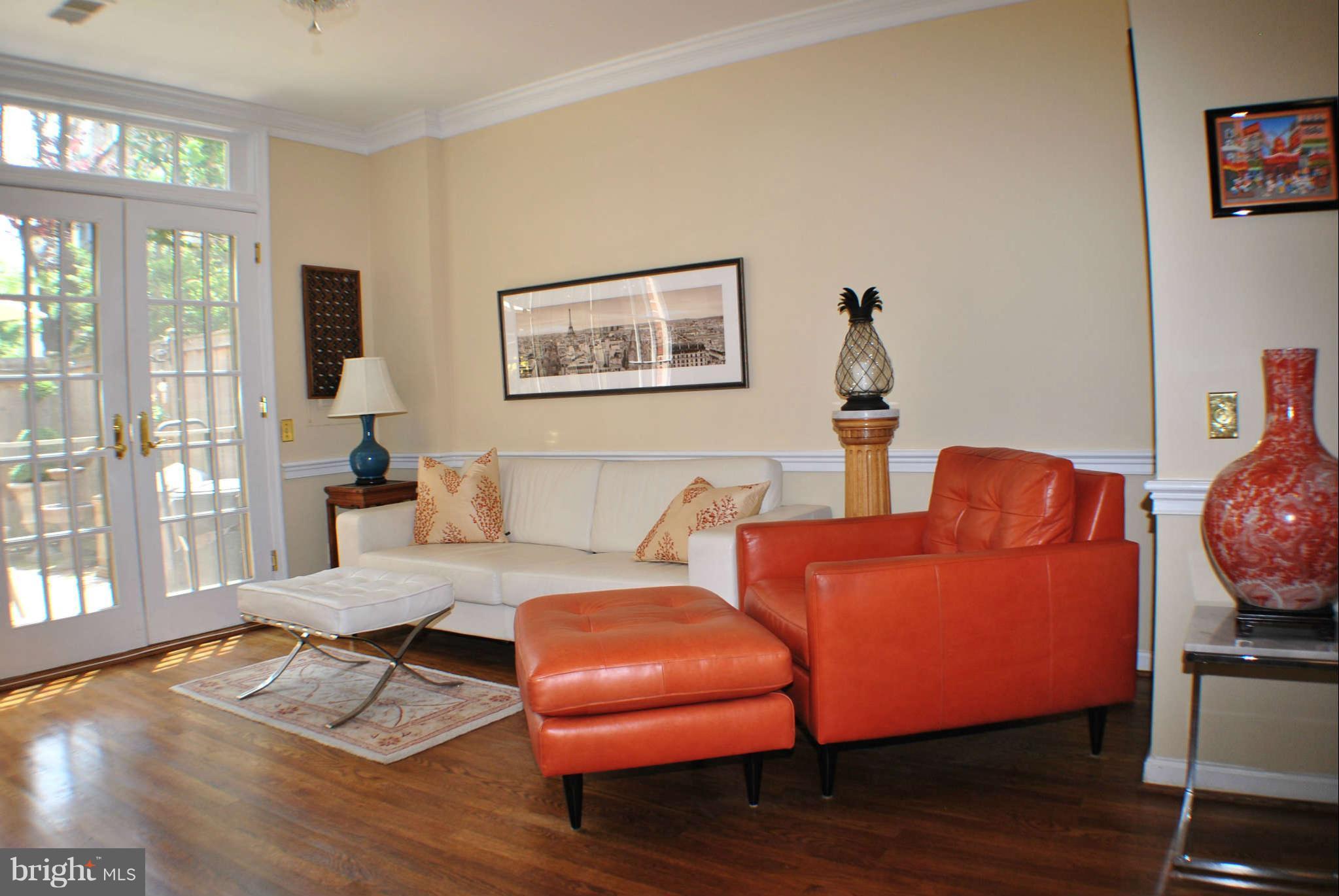 1219 Portner Road Alexandria, VA 22314 - Photo 8 of 27 Living Room Walks out to Private Backyard Patio