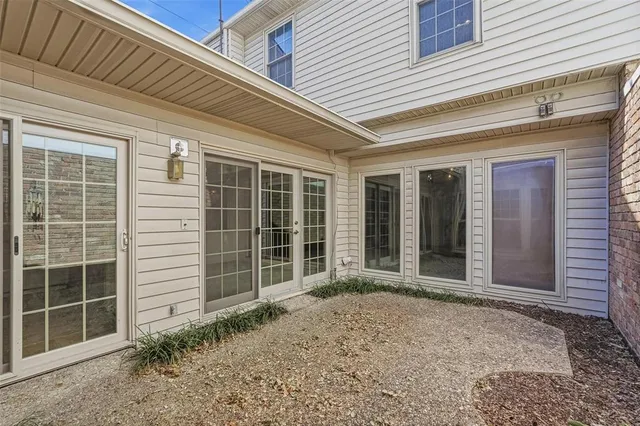 a view of front door