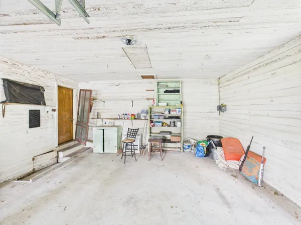 a view of storage and utility room