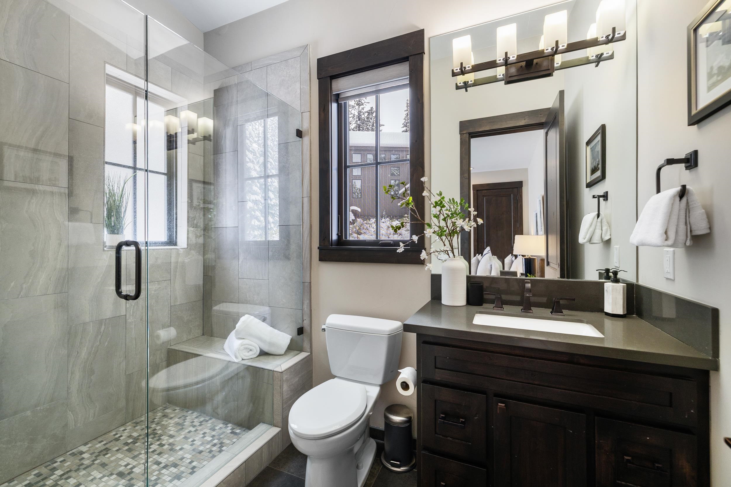 10601 Carson Range Road Truckee, CA 96161 - Photo 18 of 28 a bathroom with a sink toilet and shower