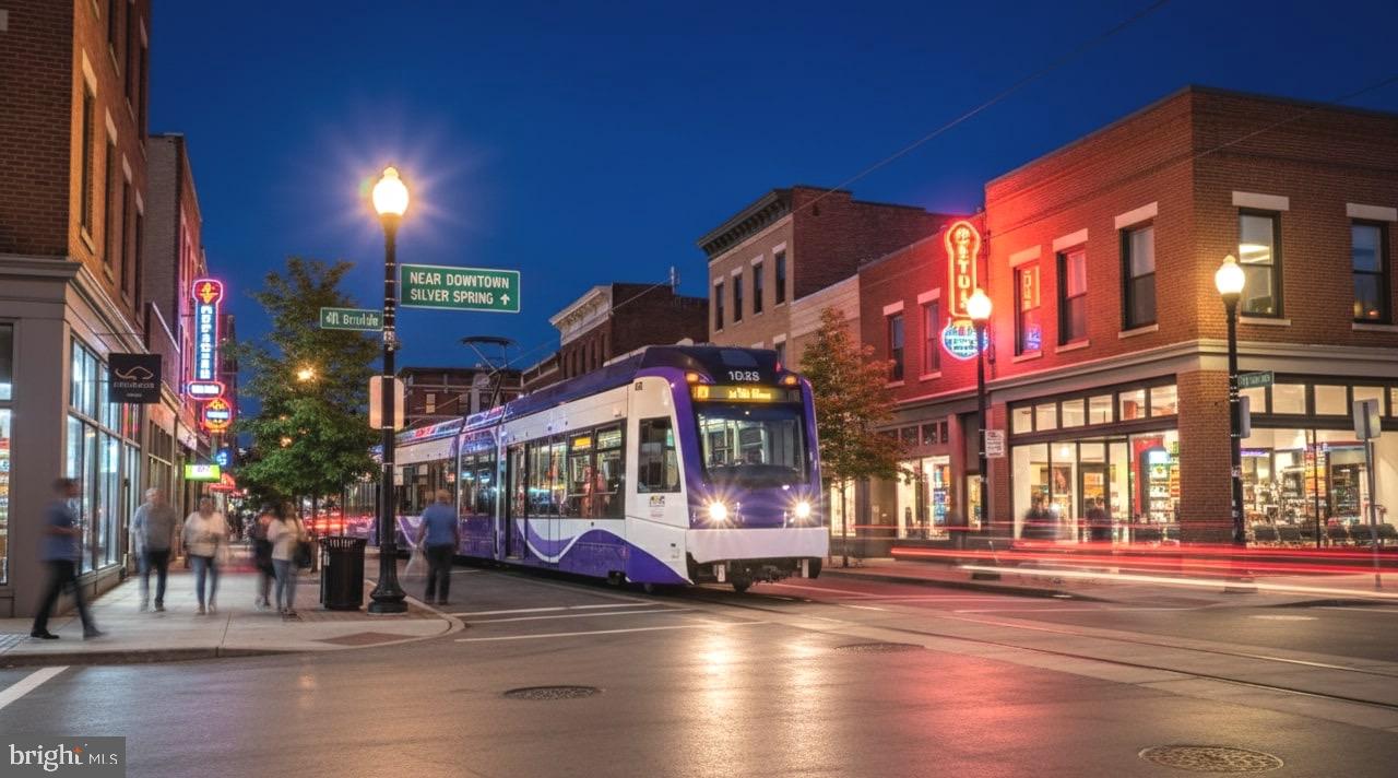 9406 Seminole Street Silver Spring, MD 20901 - Photo 28 of 32 a view of street with stores