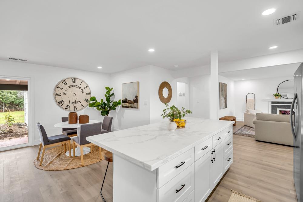 a living room with furniture and window