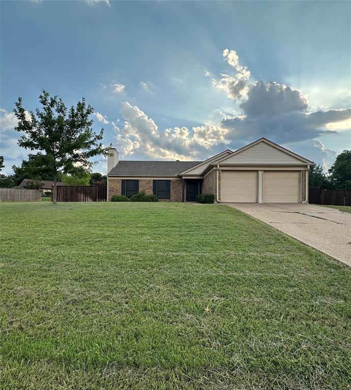 Ranch-style house with a two car garage