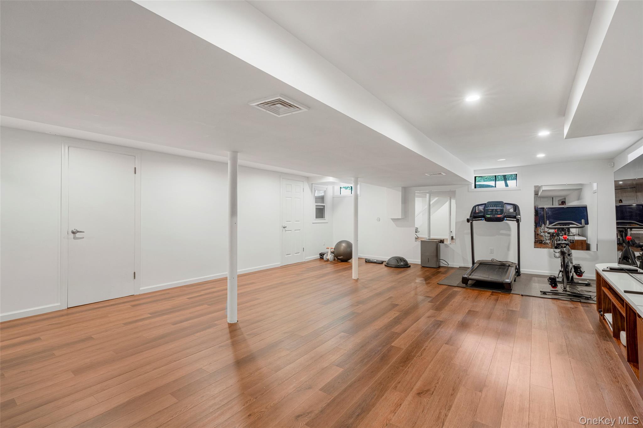 6 Trails End Rye, NY 10580 - Photo 28 of 37 Large lower level with area for gym, recreation and relaxation.