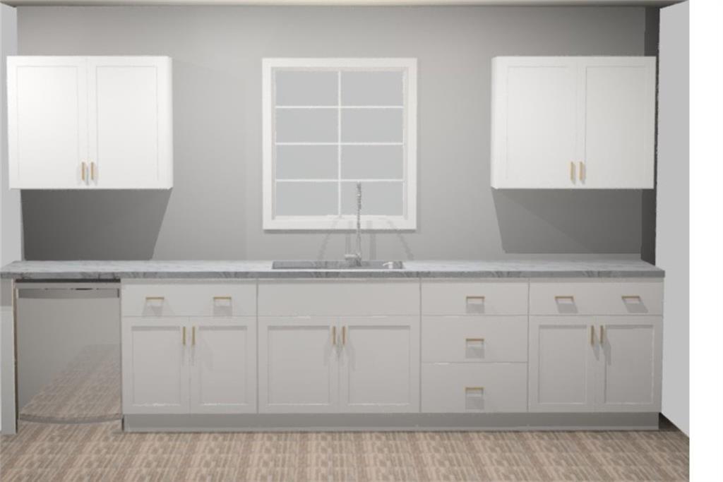 2546 Walton Way Southwest Marietta, GA 30060 - Photo 2 of 8 a kitchen with white cabinets and sink