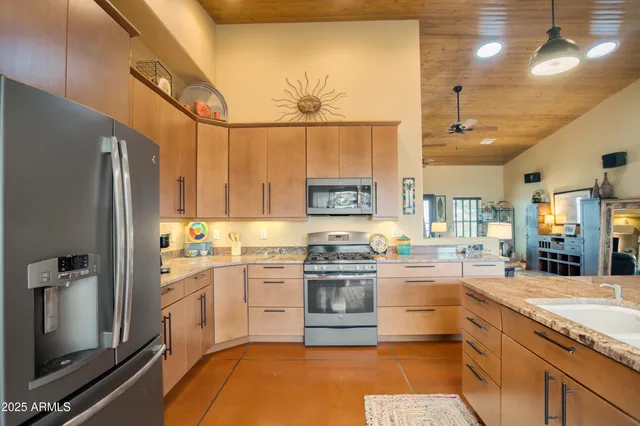 a view of an ocean and beach