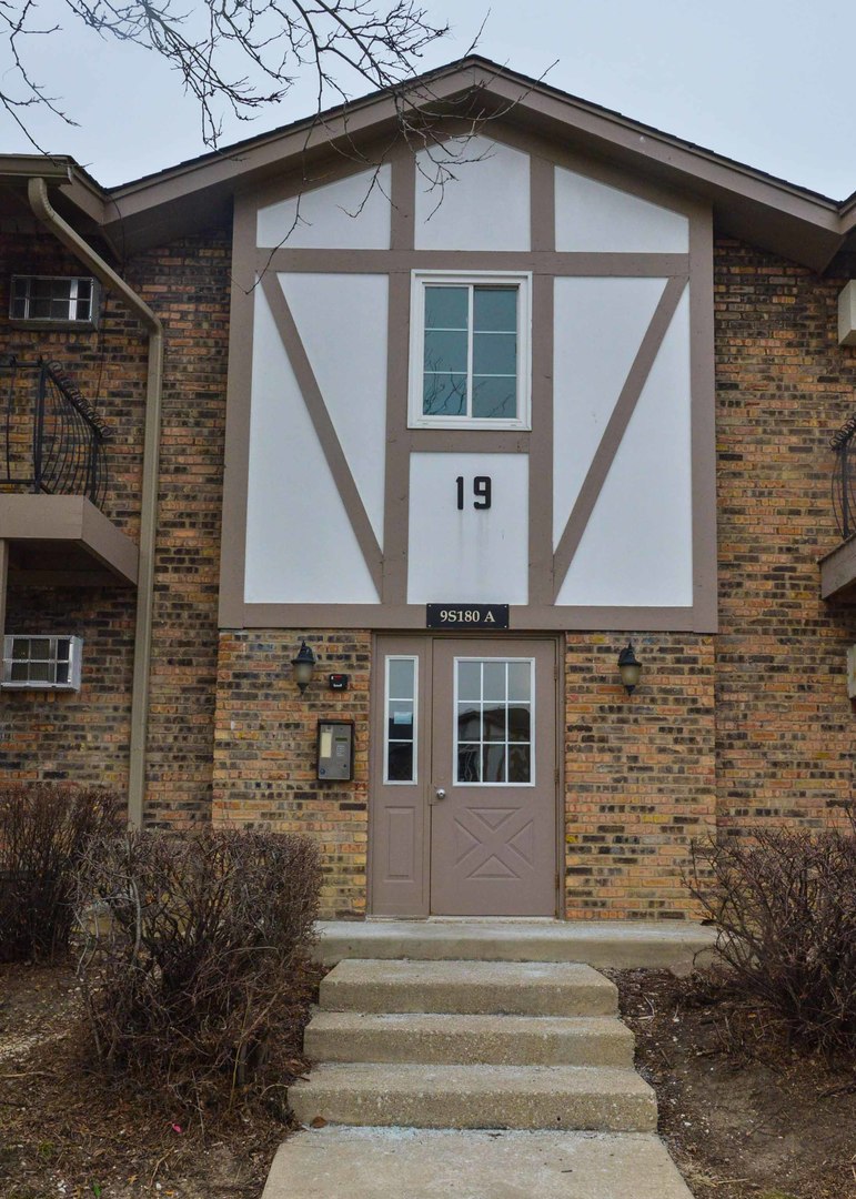 a front view of a house with windows