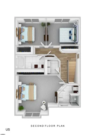 a picture of a floor plan