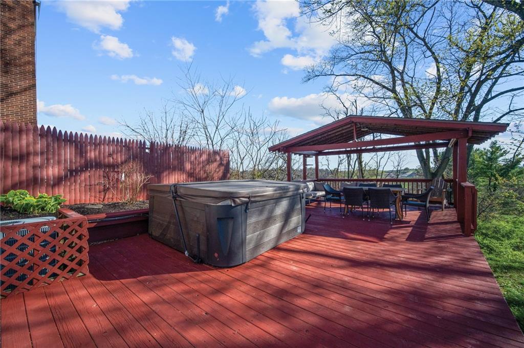 4030 Lebanon Church Road West Mifflin, PA 15122 - Photo 43 of 45 a view of a patio with chairs and wooden fence