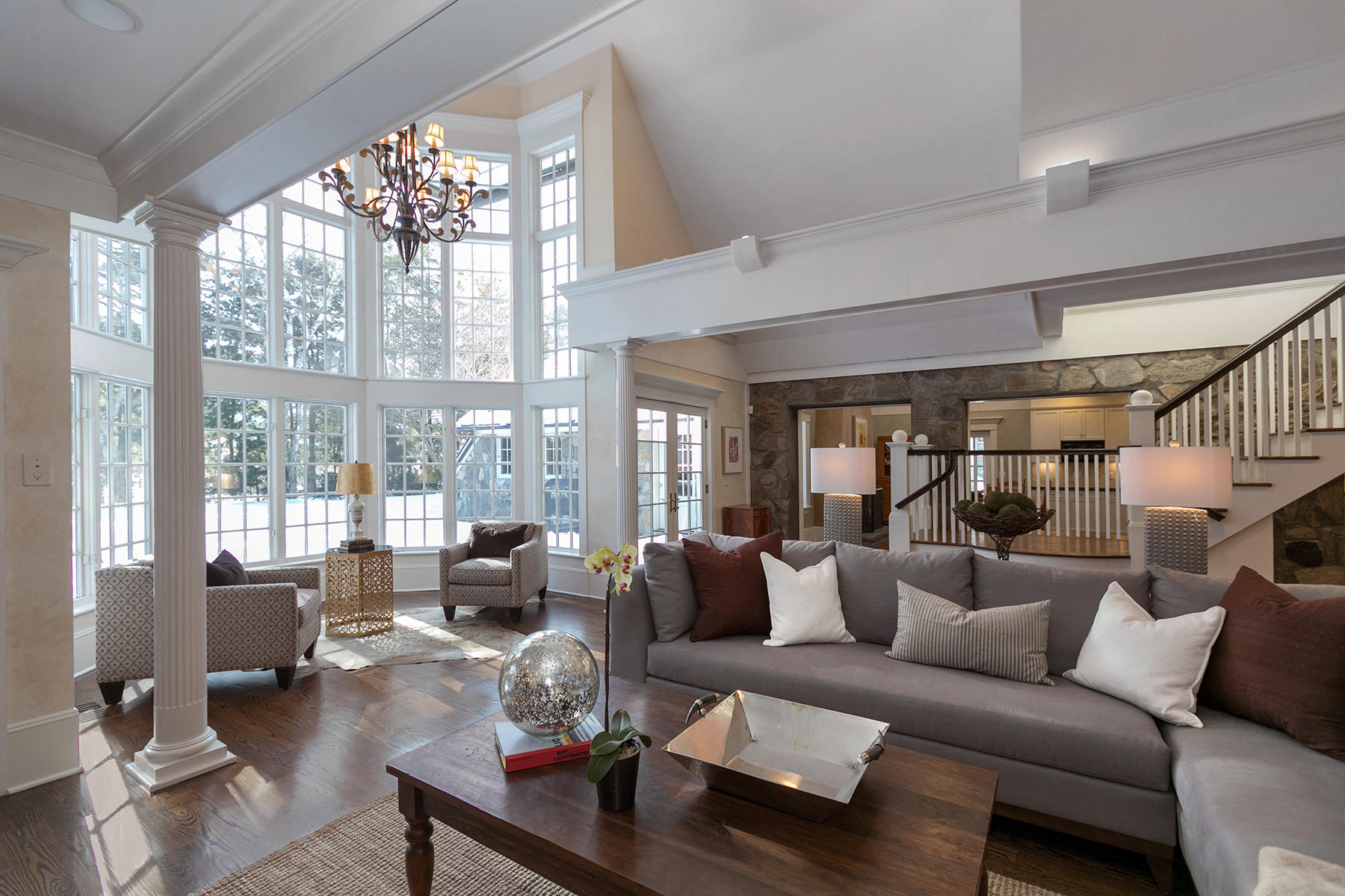 48 Old Farm Road Darien, CT 06820 - Photo 2 of 36 a living room with furniture and a large window