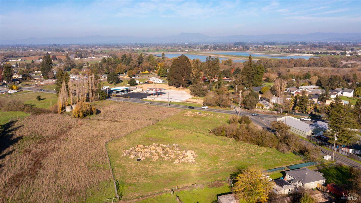 3900 Hessel Road Sebastopol, CA 95472 - Photo 8 of 14 an aerial view of residential building with parking space