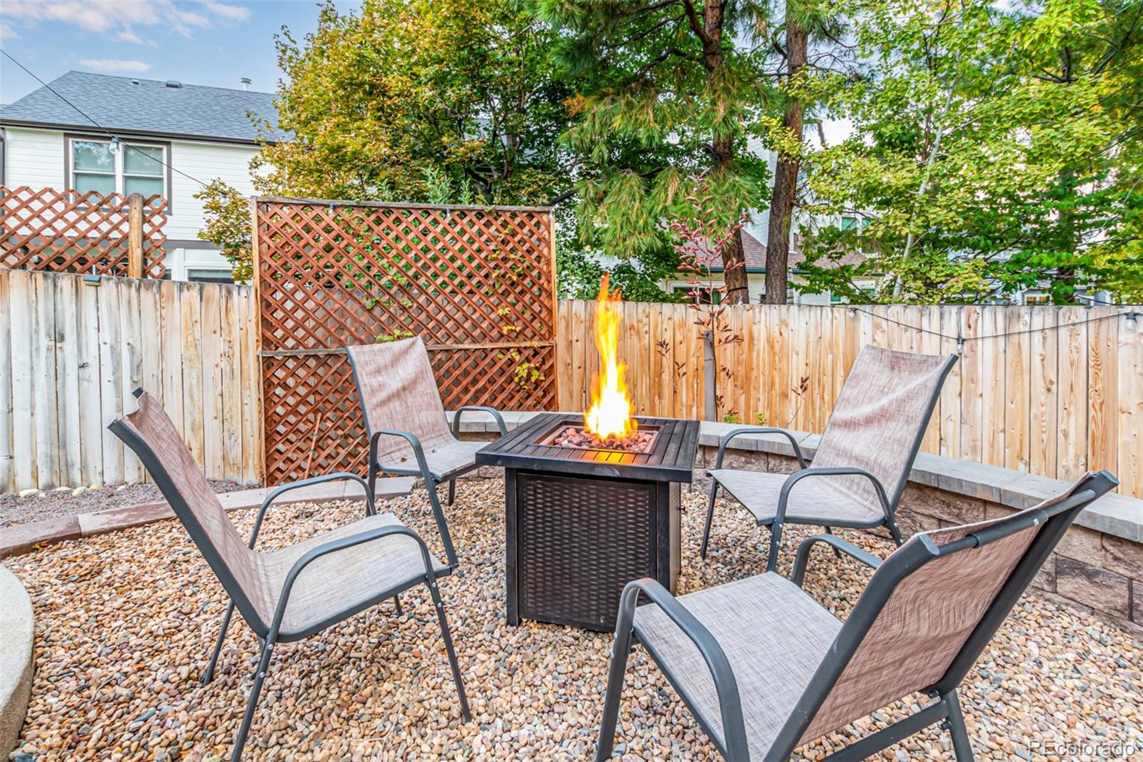 8837 South Cactus Flower Way Highlands Ranch, CO 80126 - Photo 10 of 42 a view of a patio with iron fence