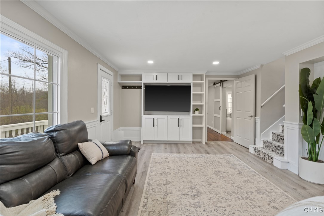 3860 South St Road Marcellus, NY 13108 - Photo 15 of 41 Custom cabinetry for the TV area