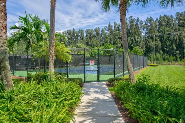 a view of a backyard with a garden