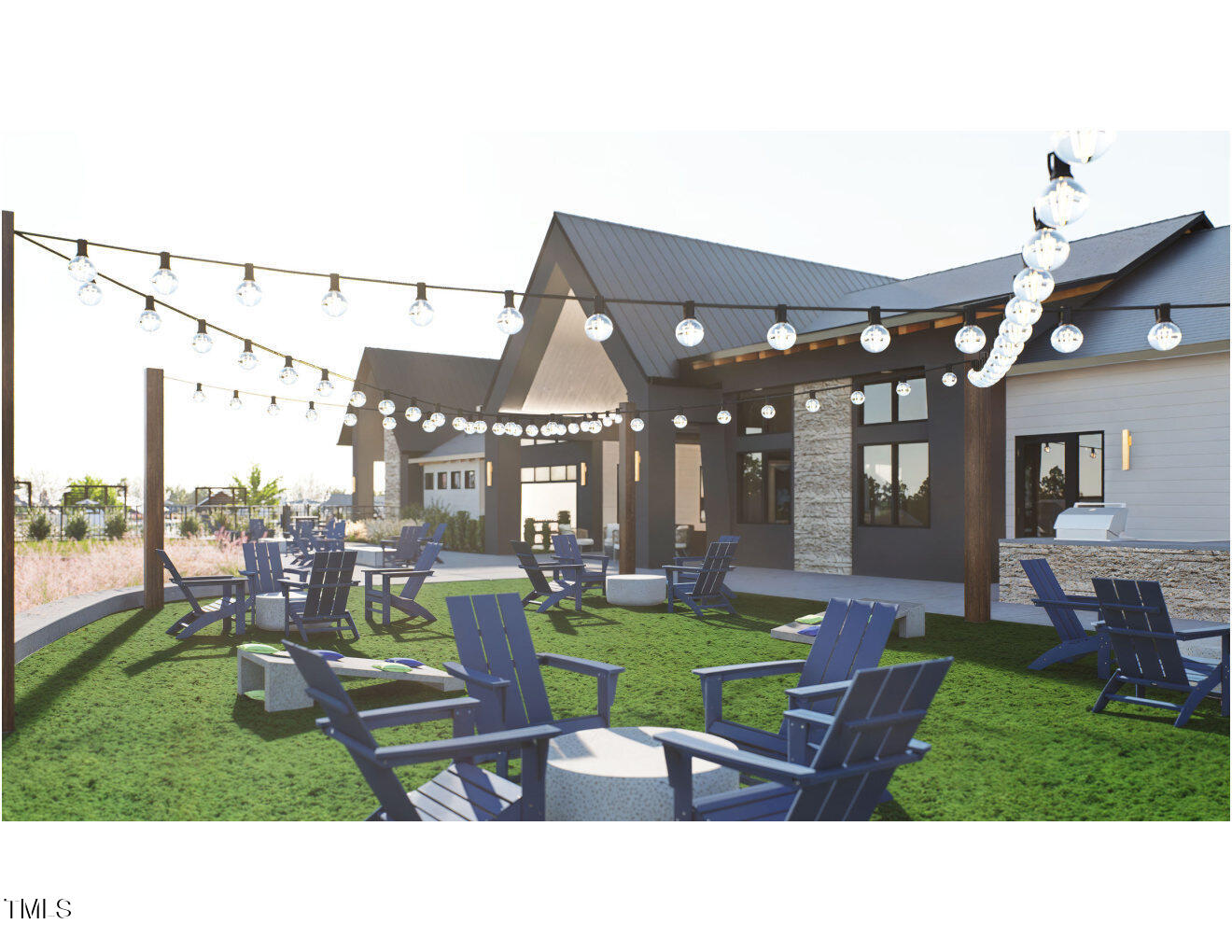 1117 Bell Heather Road, Unit 8 Durham, NC 27703 - Photo 12 of 17 a outdoor living space with furniture and a garden