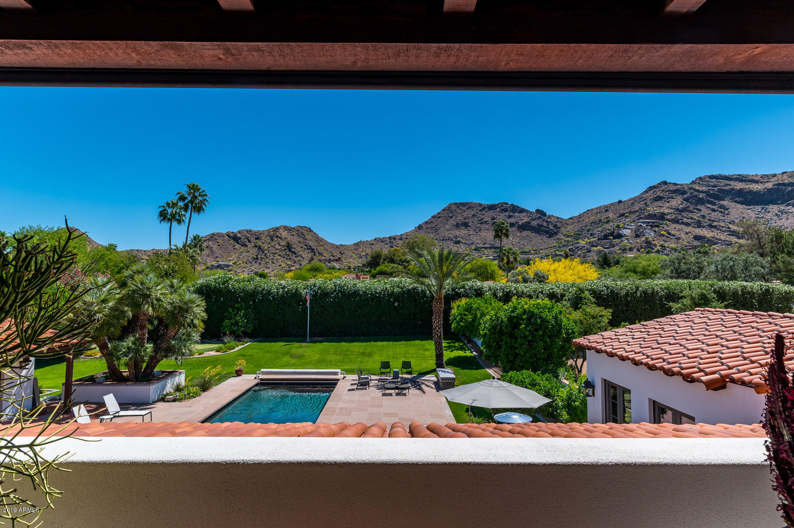 5110 East Roadrunner Road Paradise Valley, AZ 85253 - Photo 18 of 50 View from Master Bedroom