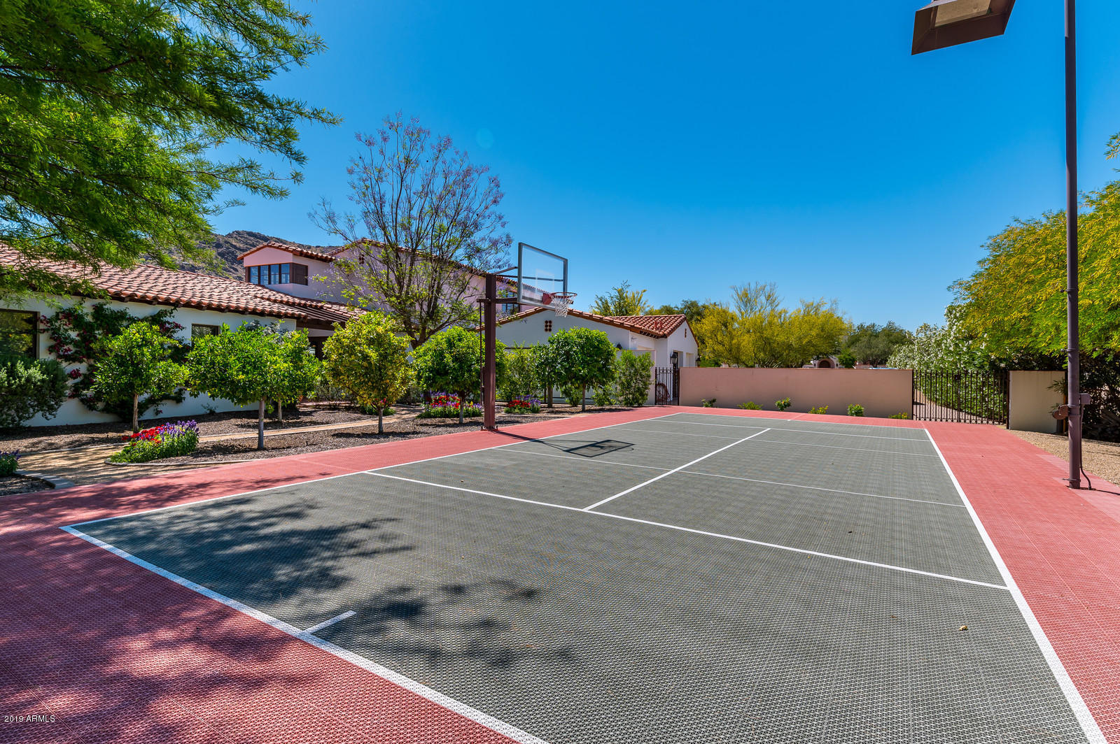 5110 East Roadrunner Road Paradise Valley, AZ 85253 - Photo 42 of 50 Sport Court with Citrus