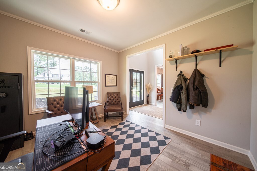 62 James Creek Road Fortson, GA 31808 - Photo 6 of 49 a walk in closet with wooden floor