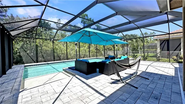 a view of couch on the patio