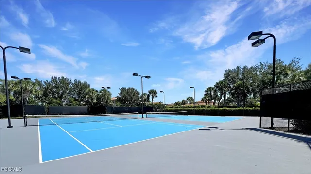 a view of a tennis court