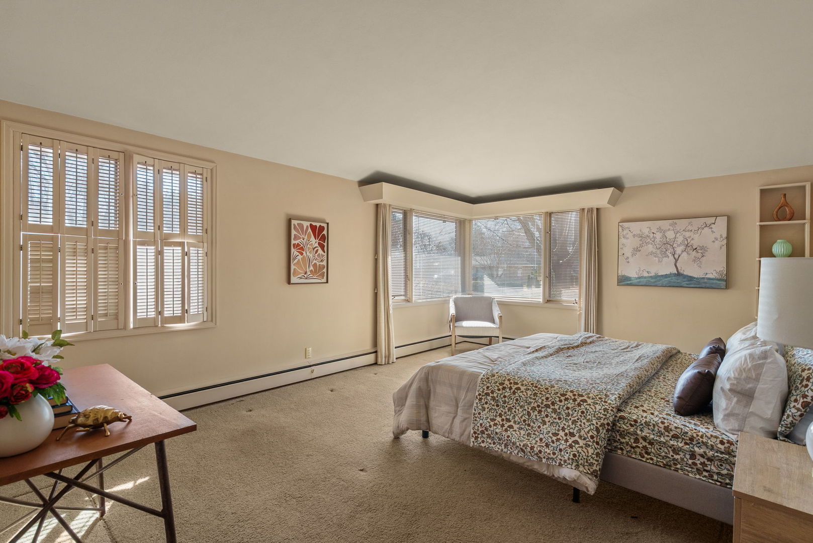 3108 26th Street Moline, IL 61265 - Photo 22 of 62 a bedroom with a bed and wooden floor