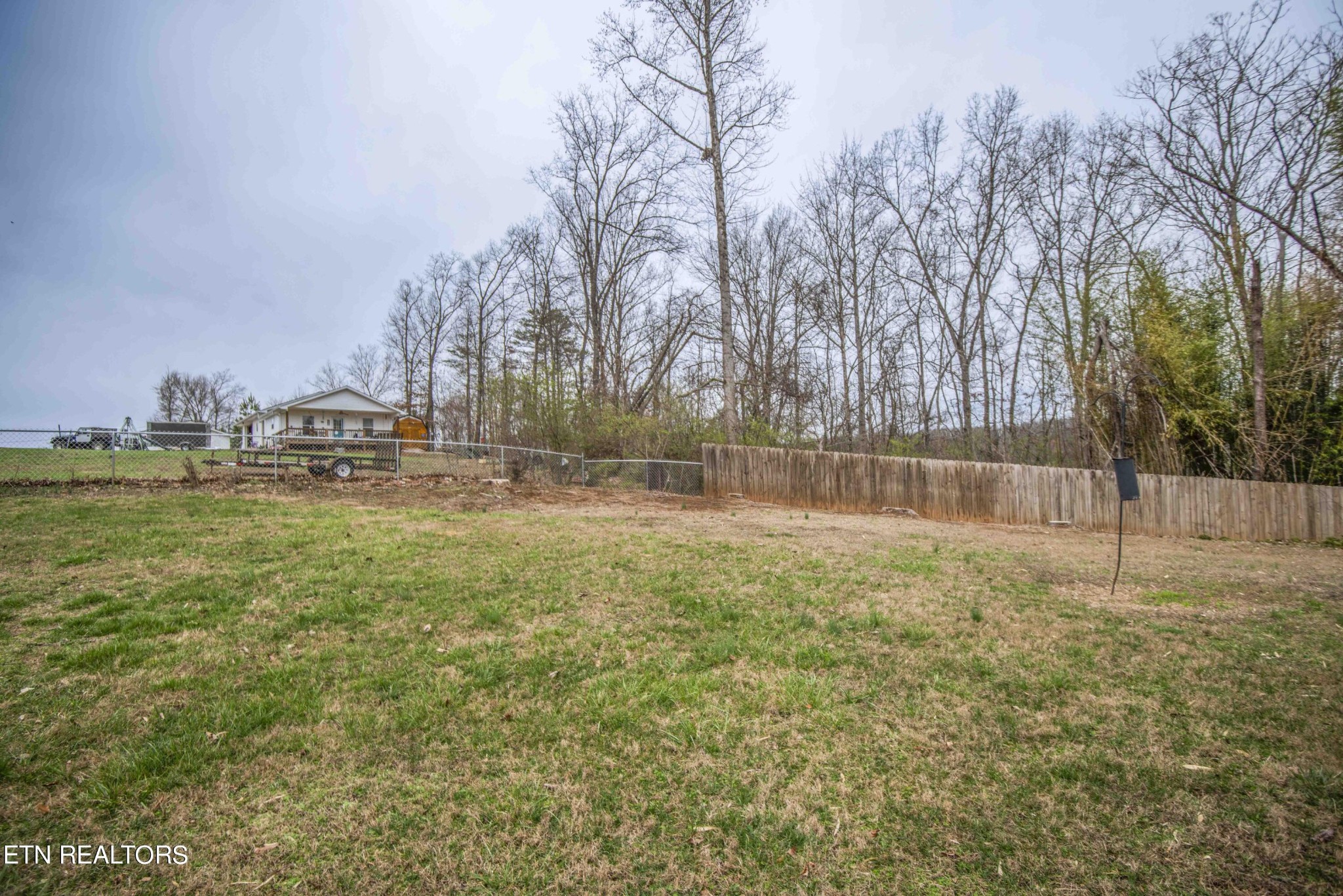 1280 Laurel Road Clinton, TN 37716 - Photo 34 of 36 a backyard of a house with lots of green space