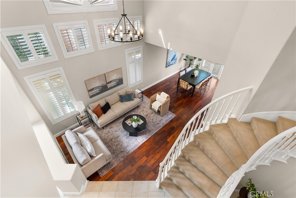 8 Rimani Drive Mission Viejo, CA 92692 - Photo 18 of 56 a view of living room with furniture and chandelier
