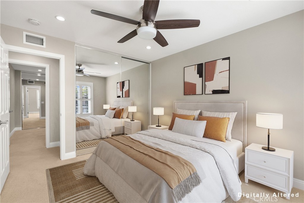 8 Rimani Drive Mission Viejo, CA 92692 - Photo 37 of 56 a bedroom with bed and a night stand