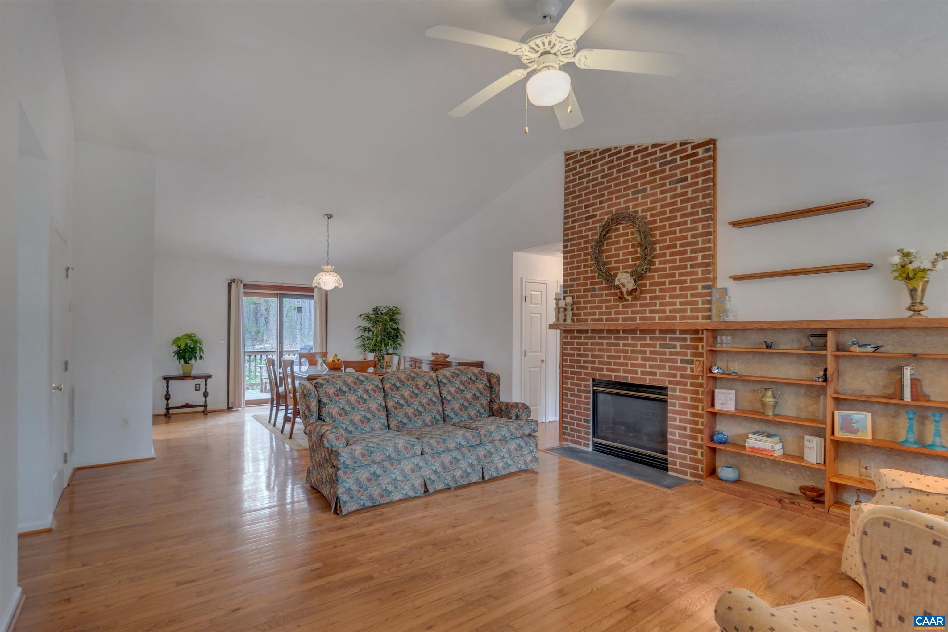 415 Rudolph Street Ruckersville, VA 22968 - Photo 9 of 38 a living room with furniture and a fireplace