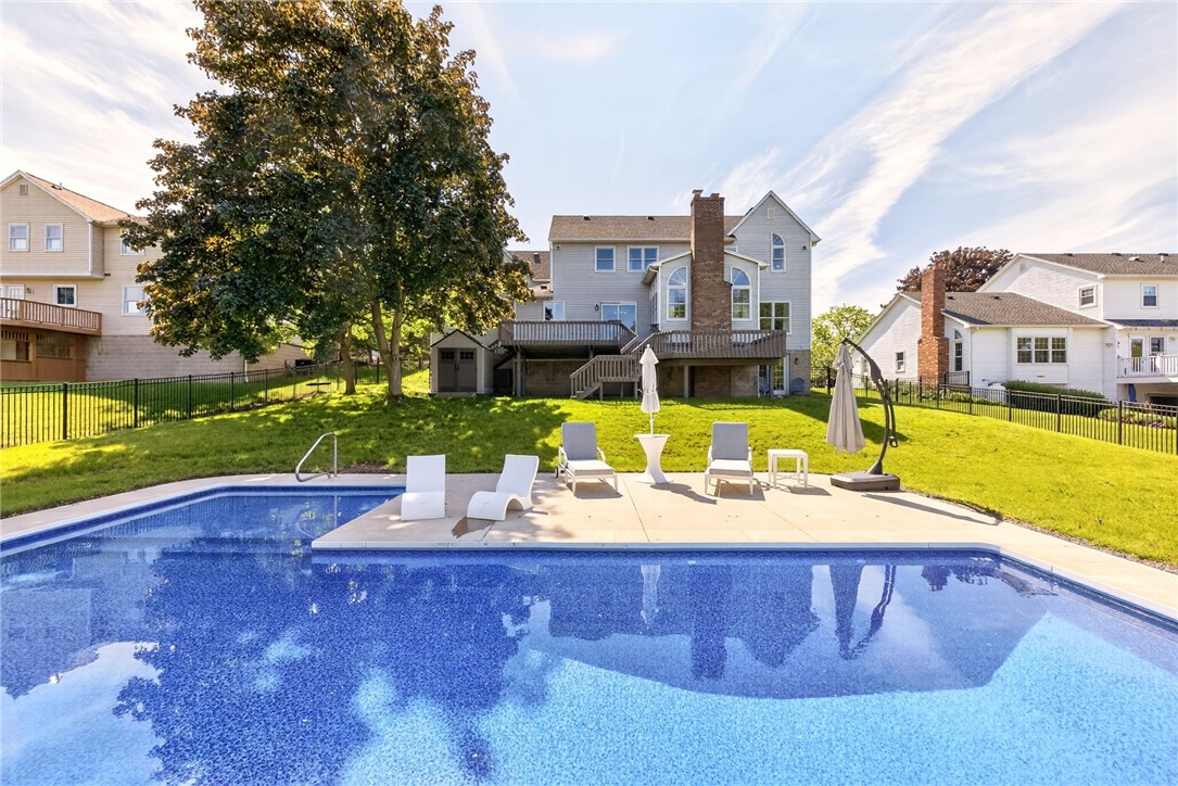 21 Wedmore Road Perinton, NY 14450 - Photo 2 of 49 New In-Ground Pool with Baja Shelf