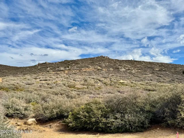 a view of an ocean and a mountain
