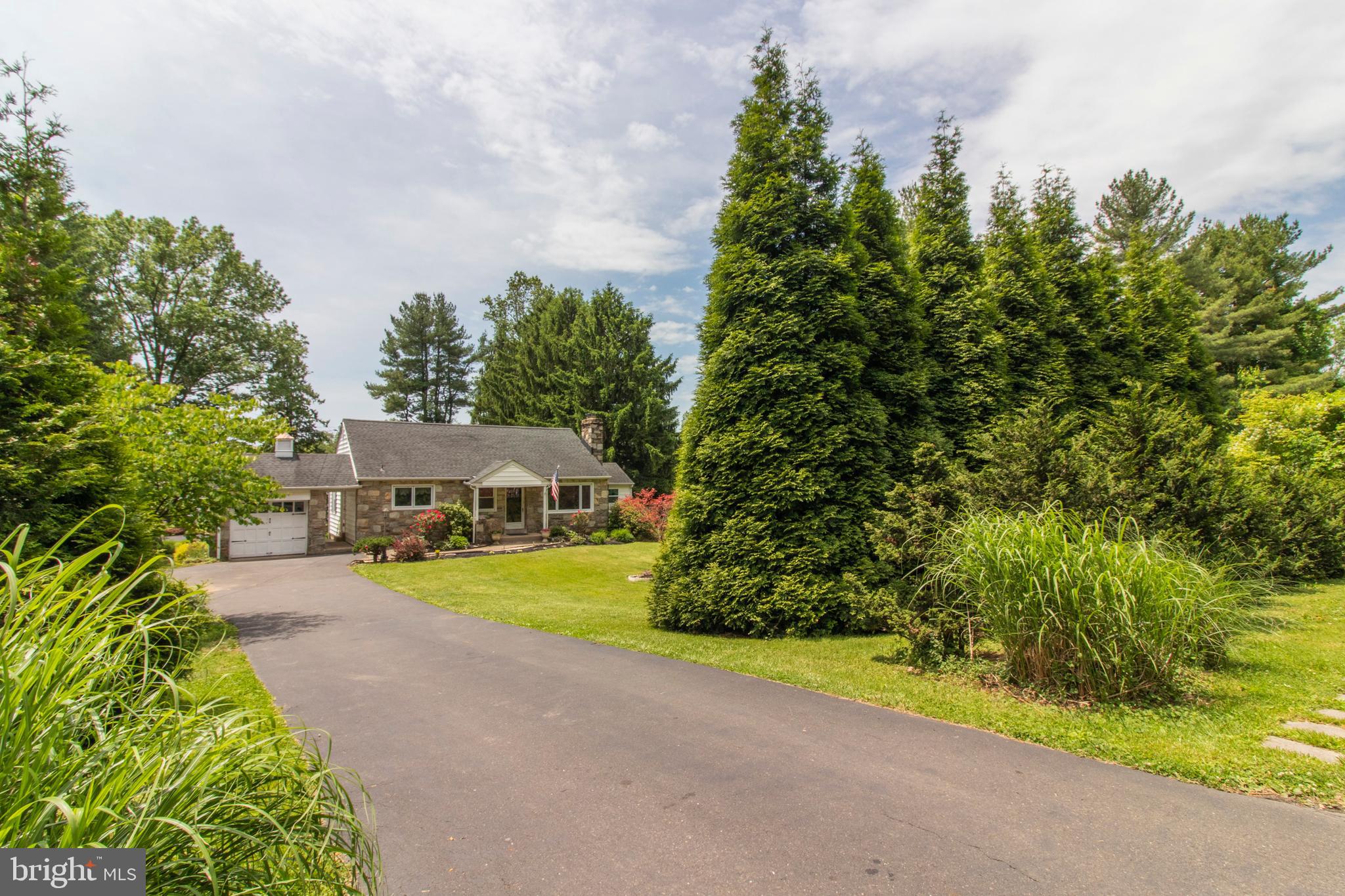 1235 Horsham Road Ambler, PA 19002 - Photo 2 of 41 Quietly set back off street w/privacy trees