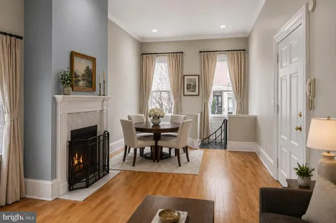 a kitchen with a stove and a microwave