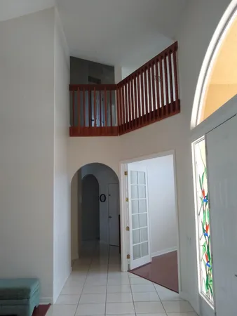 a view of an empty room