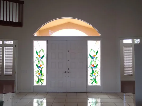 a view of an entryway